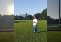 Di Istana Bogor, Jokowi Saksikan Gerhana Matahari
