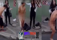 Wanita Seksi Menghajar Jambret Dan Telanjangi Di Depan Umum