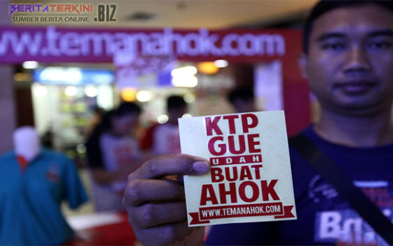 KTP Dukungan Teman Ahok Tembus Sampai Sejuta