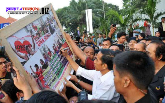 Jokowi Kunjungi Acara Silaturahim Nasional Para Pendukungnya