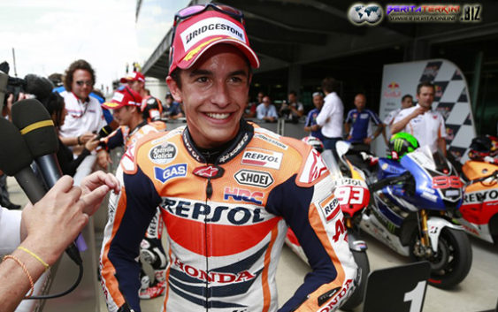 Marc Marquez Imbangi Rekor Rossi dan Lorenzo