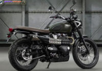 Model Lanjutan Triumph Bonneville di Hadirkan Dengan Gaya Scrambler