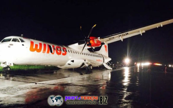 Lagi-lagi Pesawat Wings Air Terpeleset di Semarang