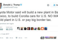 Donald Trump Ancam Toyota Lewat Twitter