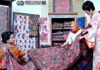 Istri PM Jepang di Ajak Membatik Oleh Ibu Negara Iriana Jokowi