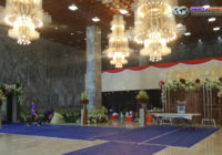 Persiapan Ruangan Pidato Raja Salman Didekorasi Seperti Pesta Pernikahan