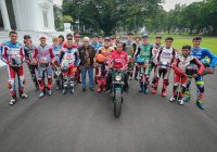 Para Pembalap MotoGp Konvoi di Jakarta