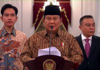 Presiden Prabowo Subianto Umumkan Daftar Menteri dan Wakil Menteri Kabinet Merah Putih